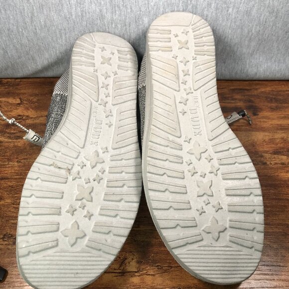 Hey Dude Wally Stretch Mens Size 13 Gray Low Top Causal Shoes - Picture 9 of 10